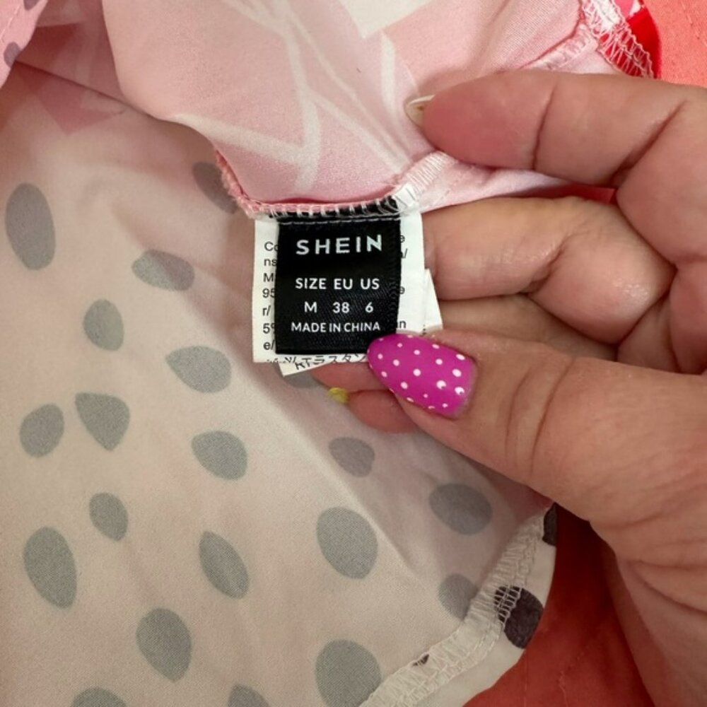 Bright Patchwork Blouse – Statement Top - image 4